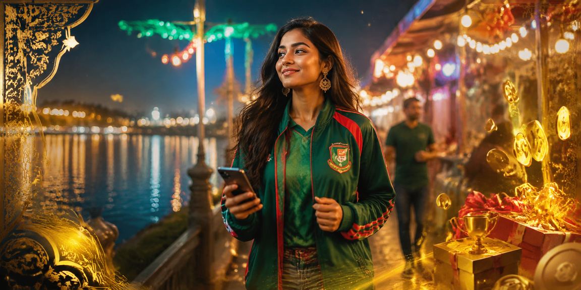 কুমিল্লার নাইট মার্কেটে r75 ক্রিকেট বেটিং জ্যাকপট গেম উপভোগ করছেন একজন খেলোয়াড়